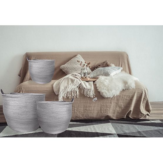 Natural BOHO Baskets - Set of 3