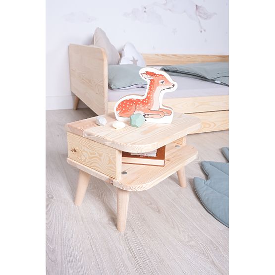 NELL bedside table - natural