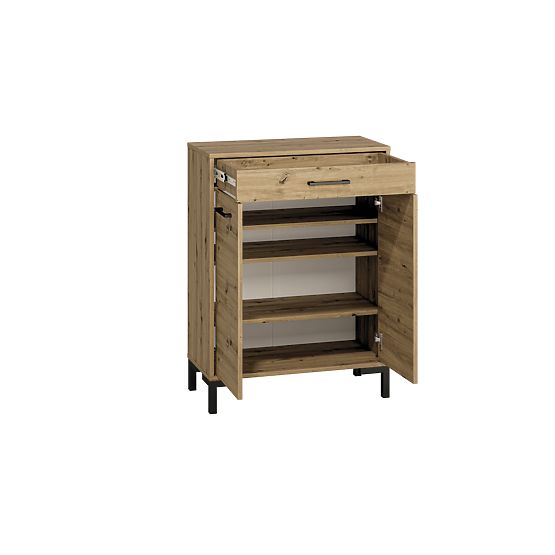 Nevio shoe cabinet - artisan oak