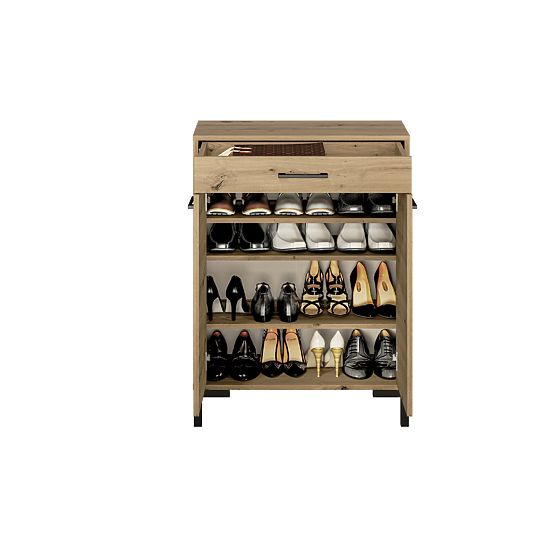 Nevio shoe cabinet - artisan oak