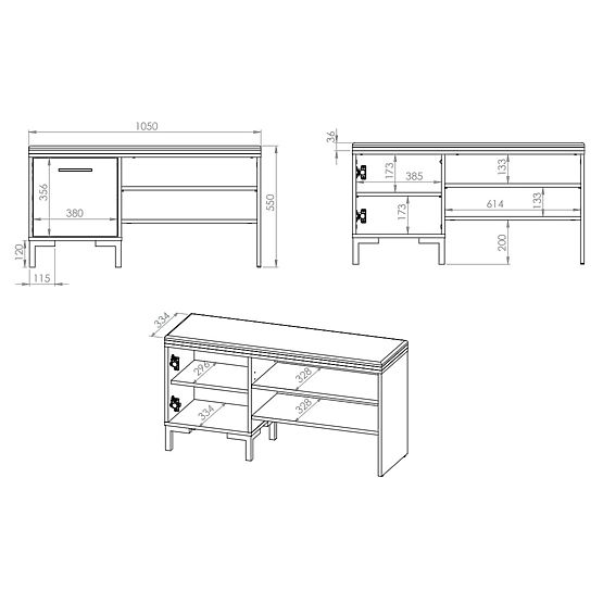 Nevio shoe rack - artisan oak