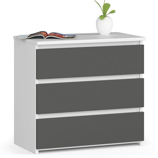 NIGHTSTAND CL3 60 cm WHITE / GRAY