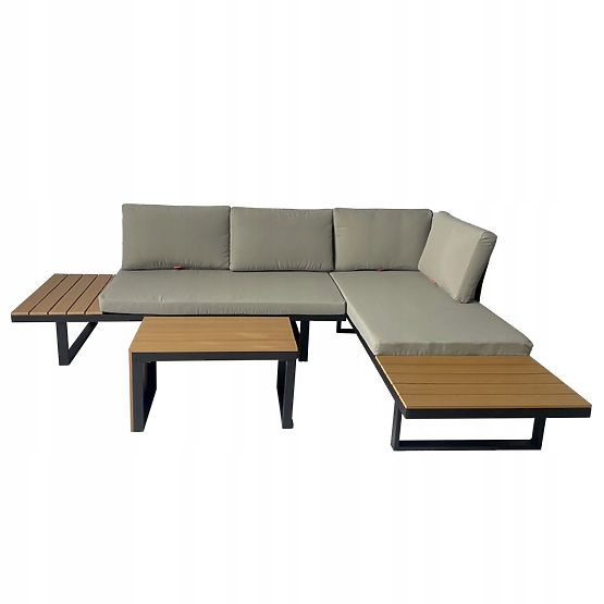 Nuforma Garden Furniture Set Corner Sofa Table