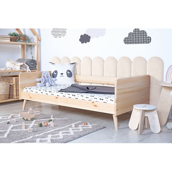 Obluček upholstered panel - cream