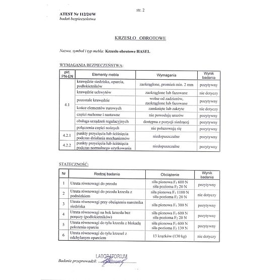 Office Chair HASEL - Black and Gray