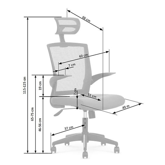 Office Chair VALOR - Black and Gray