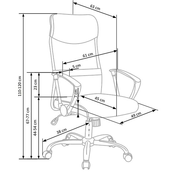 Office Chair Vire - White