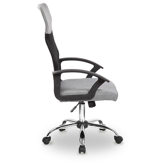 Office Swivel Chair with Mesh Backrest Grey