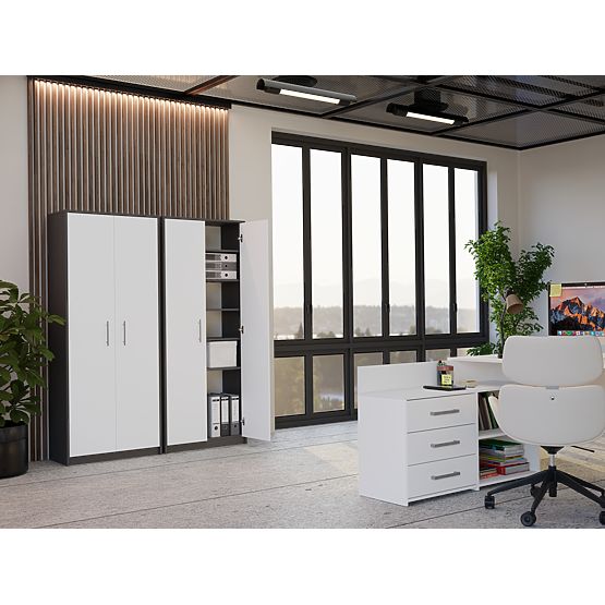 Oliv 2D Shelf ANTHRACITE WHITE