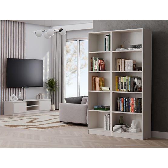 Onyx R50 Bookcase in Cashmere
