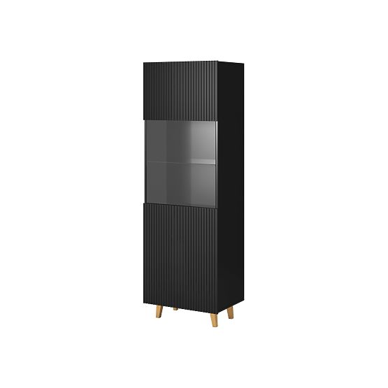PAFOS DISPLAY CABINET BLACK MATTE/ BLACK MATTE