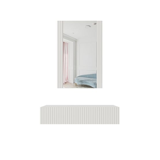 PAFOS DRESSING TABLE WHITE MATT/WHITE MATT