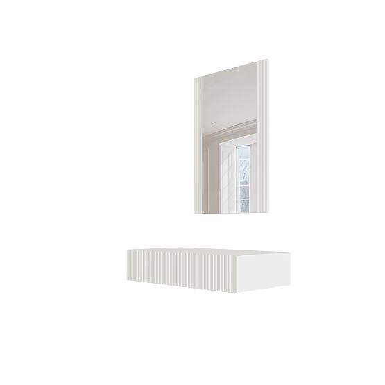 PAFOS DRESSING TABLE WHITE MATT/WHITE MATT