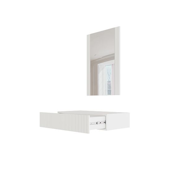 PAFOS DRESSING TABLE WHITE MATT/WHITE MATT