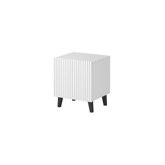 PAFOS NIGHTSTANDS (2pcs=1p) WHITE MATTE/WHITE MATTE