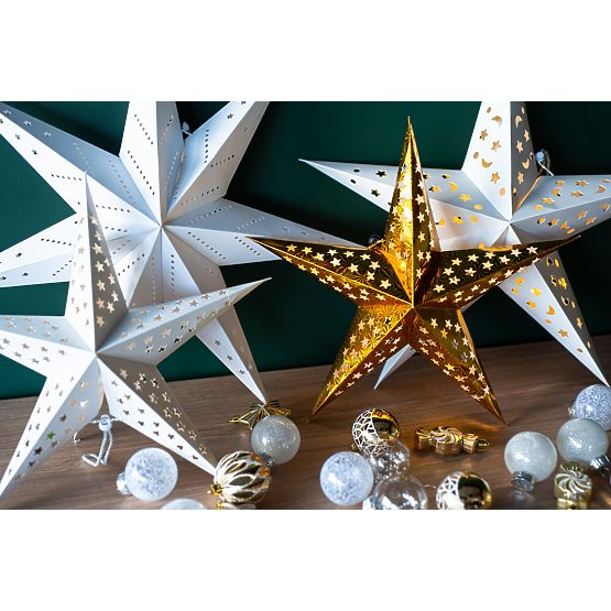 Paper Star with LED Lighting SY-002 45cm