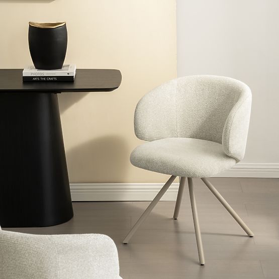 Pearl Swivel Chair Beige