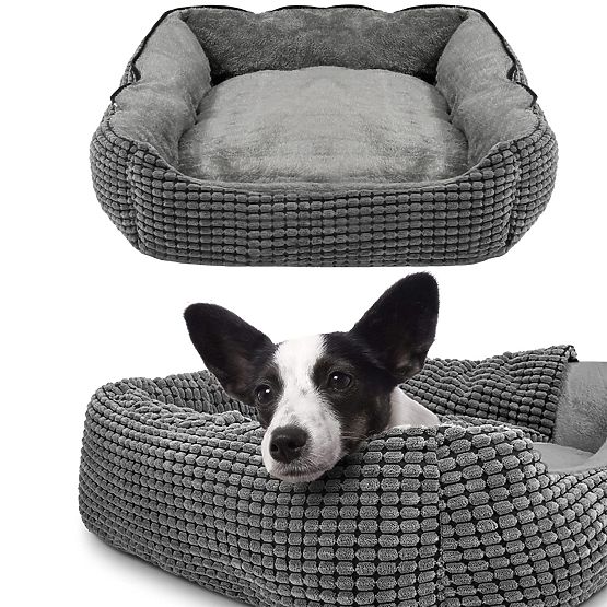 PET BED FOR DOG CAT PJ-019 GRAY XL