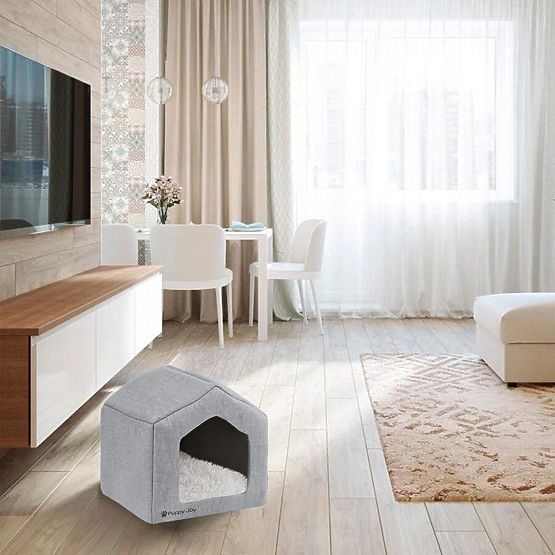 PET BED FOR DOG CAT PJ-096 Gray