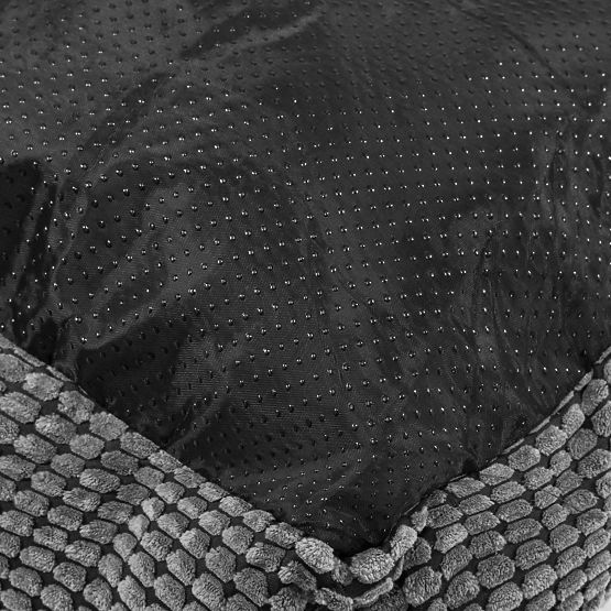 Pet bed with blanket S - gray