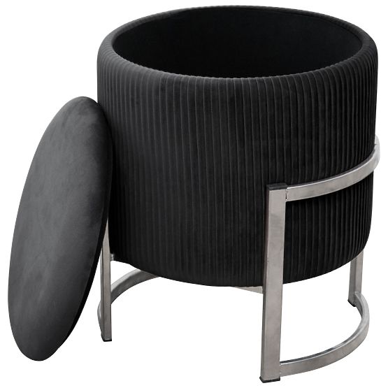 PORTO BLACK POUF