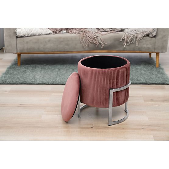 PUF PORTO POWDER PINK