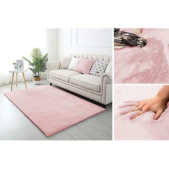 Rabbit New silk carpet - pink