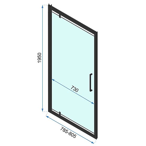 Rapid Swing 80 Shower Door