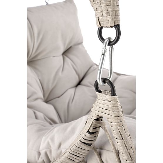 RASMUS garden chair, light gray (3pcs=1pc)