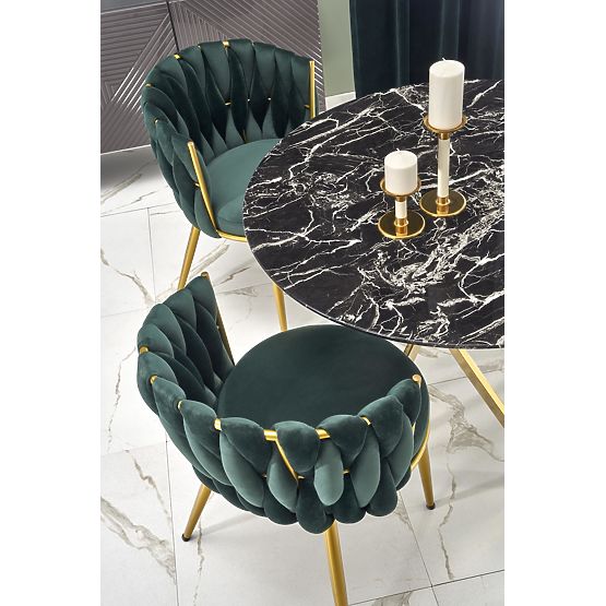 RAYMOND 2 Table, Top - Black Marble, Legs - Gold (2p=1pc)