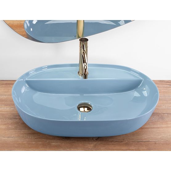REA Aura 61 L.Blue Shiny Sink