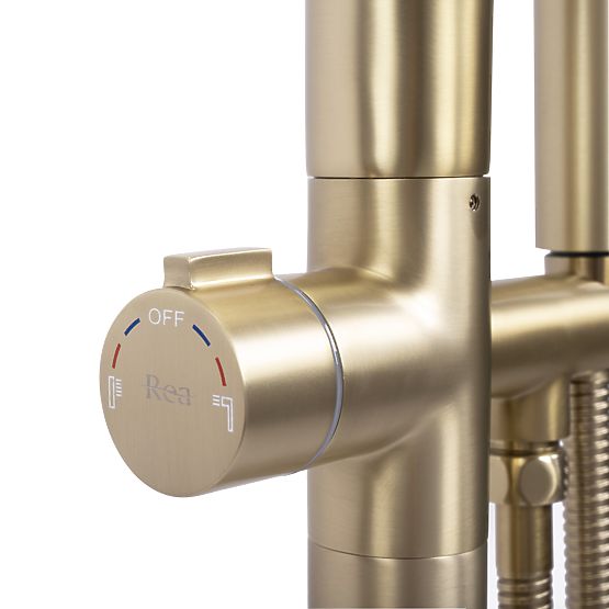 Rea CLARK GOLD BRUSHED Bath Faucet