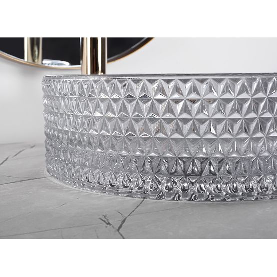Rea Cristal Light Grey Furniture Washbasin