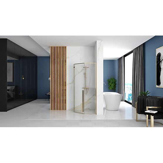 Rea DIAMOND 100x100 GOLD Shower Enclosure