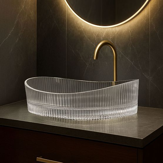 Rea Harper Transparent Furniture Washbasin