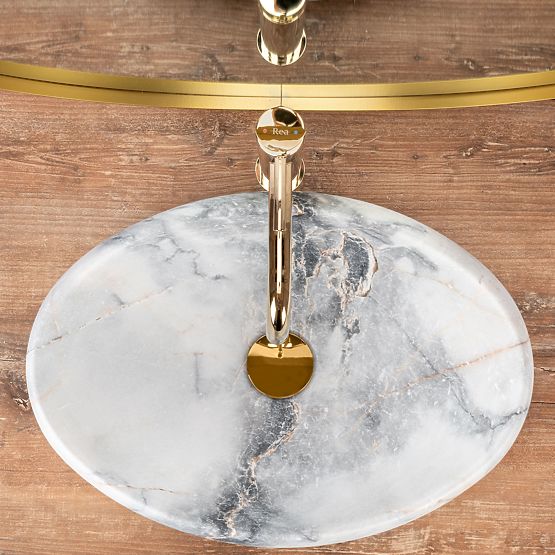 Rea Linda Granite Matte Furniture Washbasin