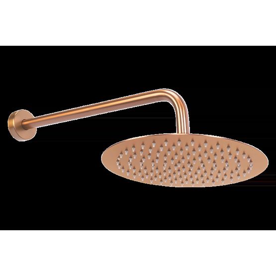 Rea Lungo Concealed Bath and Shower Set Brushed Copper