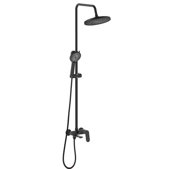 REA Marco Black Shower Set