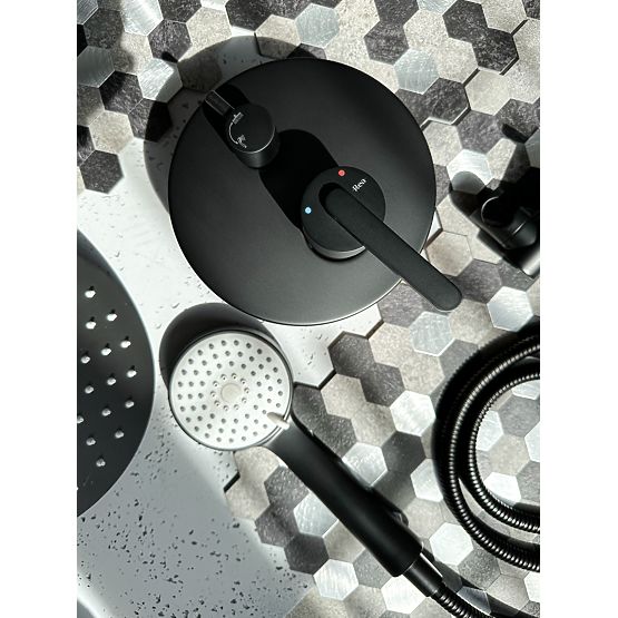 Rea Ontario Black Concealed Shower Set + BOX