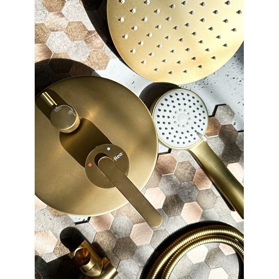 Rea Ontario Brushed Gold Concealed Shower Set + BOX