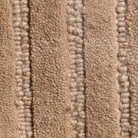 Rectangular Isla Rug, Arches, Tufted, Wool, Dark Beige, Rug Size: 190x290