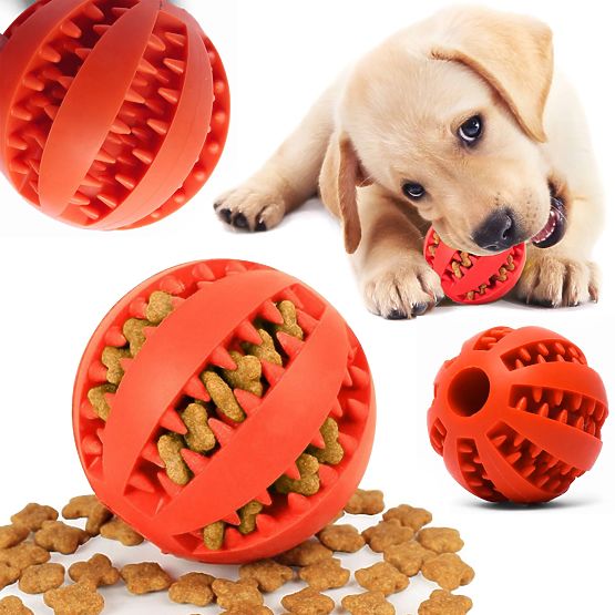 Red Chew Ball for Dogs PJ-090