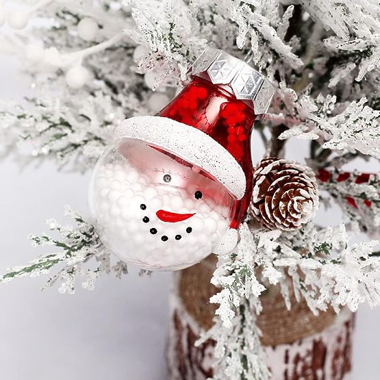 Red Santa Christmas Ornament Set 149 pcs