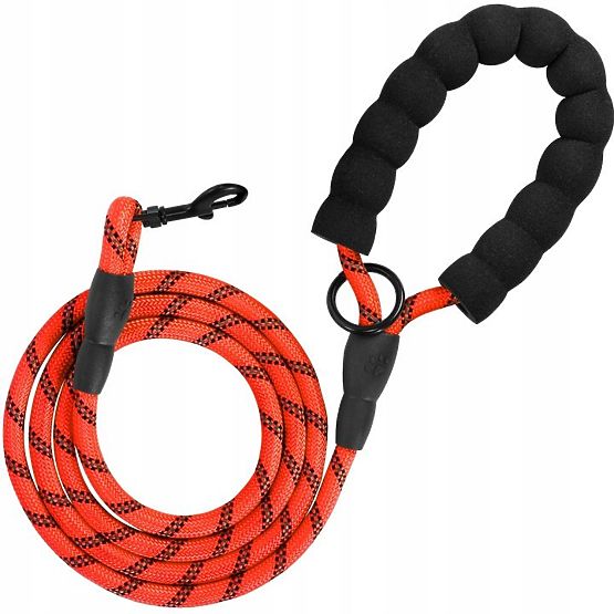 Reflective Dog Leash and Collar PJ-035 Red