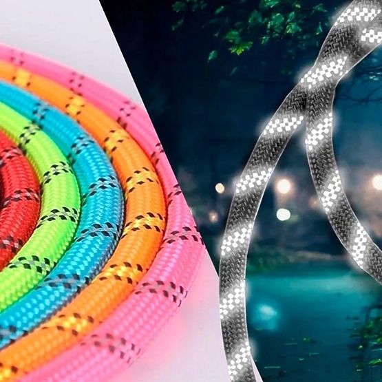 Reflective Dog Leash and Collar PJ-035 Red