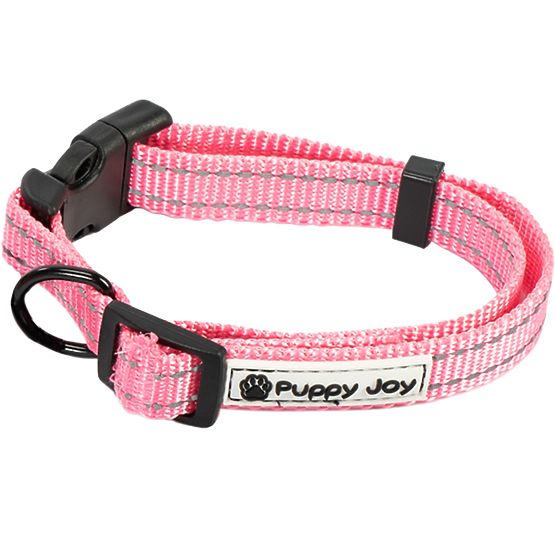 Reflective Dog Leash and Collar PJ-036 Pink