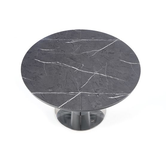 RICARDO extendable table gray marble (3p=1pc)