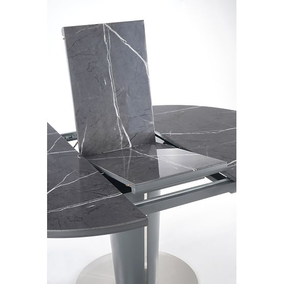 RICARDO extendable table gray marble (3p=1pc)