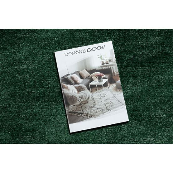Round Carpet SOFTY Uniform, Monochrome, Forest Green