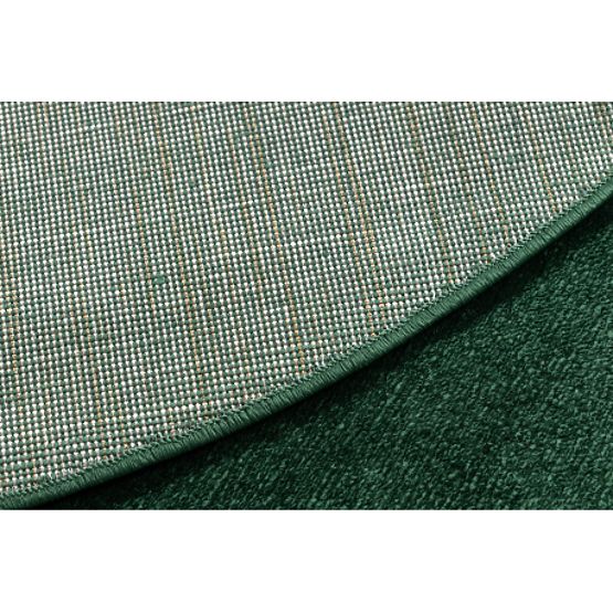 Round Carpet SOFTY Uniform, Monochrome, Forest Green